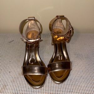 Rose Gold Micheal Kors Sandals